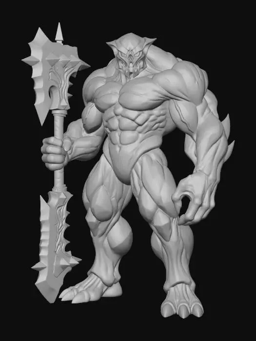3D model for WOW Underground Stone Warrior