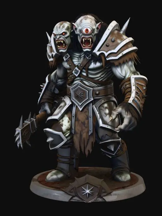 3D model for WOW Ogre Cyclopean Warrior