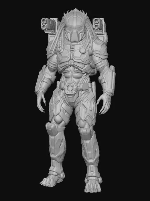 3D model for Predator Hunter Warrior