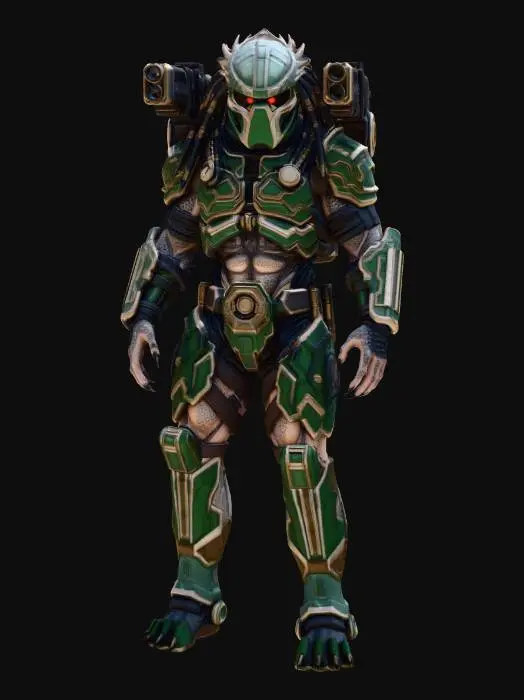 3D model for Predator Hunter Warrior