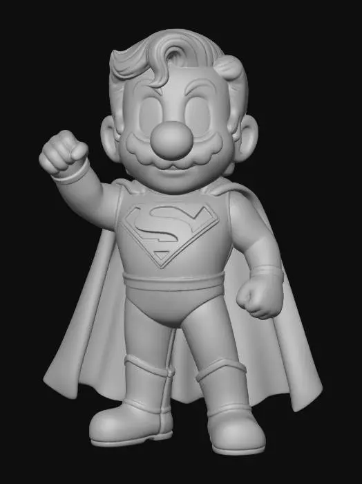 3D model for Super Mario