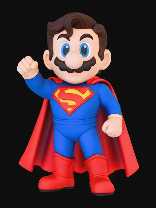 3D model for Super Mario