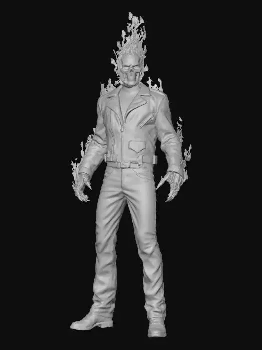 3D model for Rider of Flames