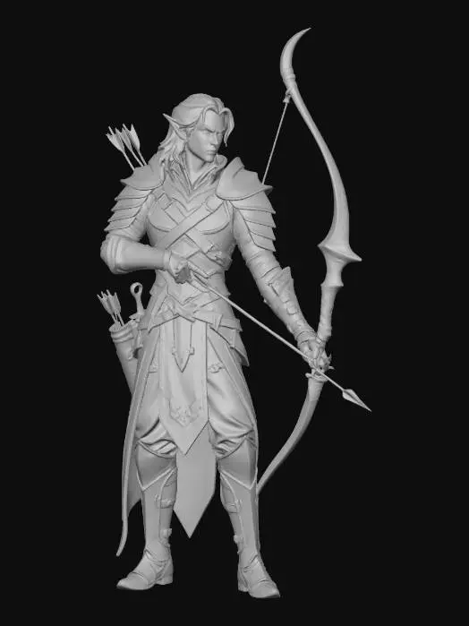 3D model for WOW Archer of the Forest