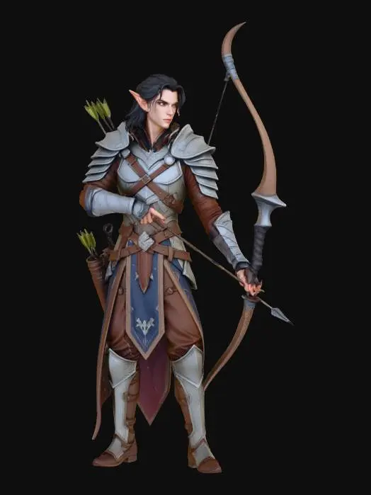 3D model for WOW Archer of the Forest