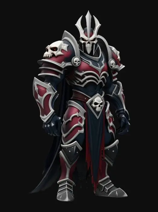 3D model for WOW Dark Abyss Death Knight