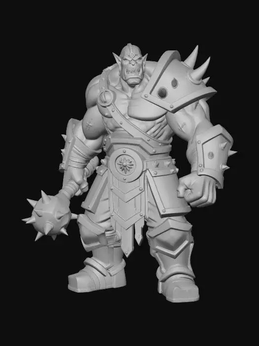 3D model for WOW Orc Warlord