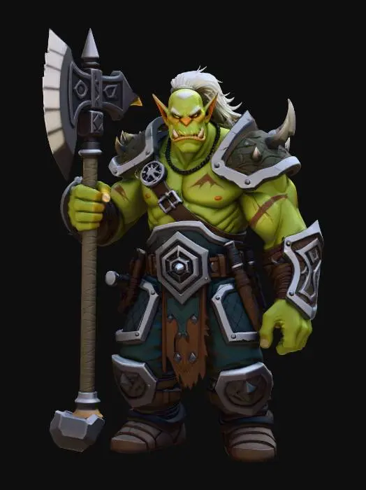 3D model for WOW Orc Chief