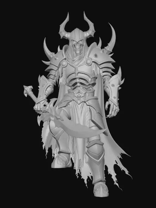 3D model for WOW Undead Knight