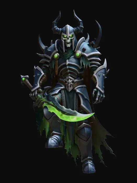 3D model for WOW Undead Knight