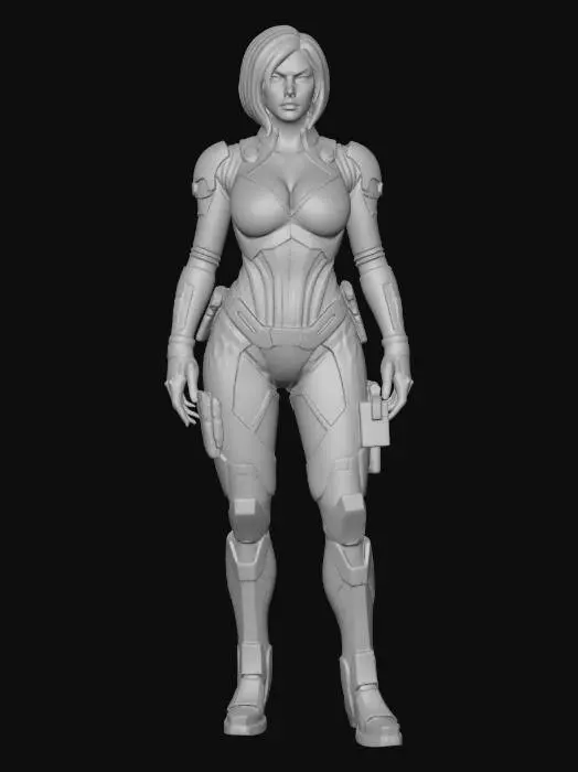 3D model for Commander in Awe