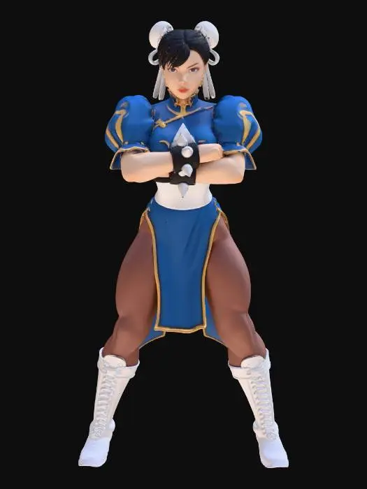 3D model for Street_Fighter_Pose_0130234706