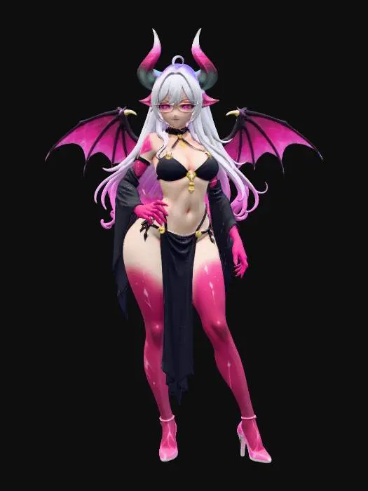 3D model for Demonic Elegance