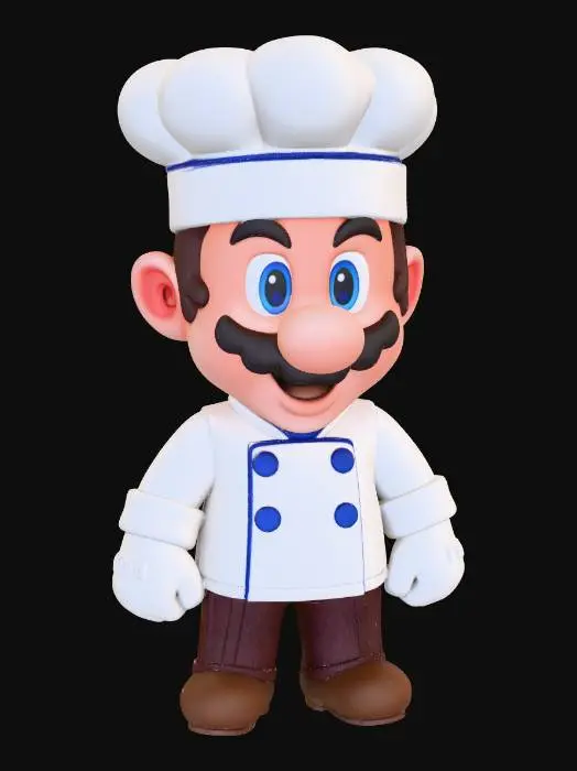 3D model for Chef Mario Adventures