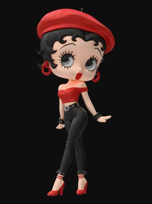 3D model for Stylish Cartoon Icon