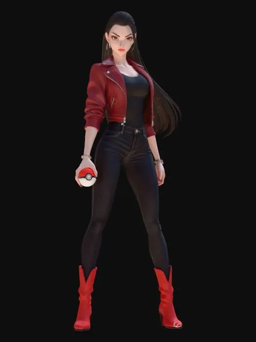 3D model for Trainer in Red