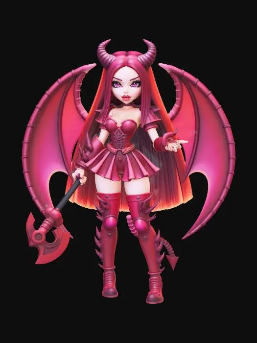 3D model for Bratz! Succubus