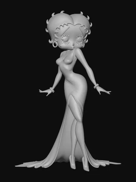 3D model for Cartoon Diva
