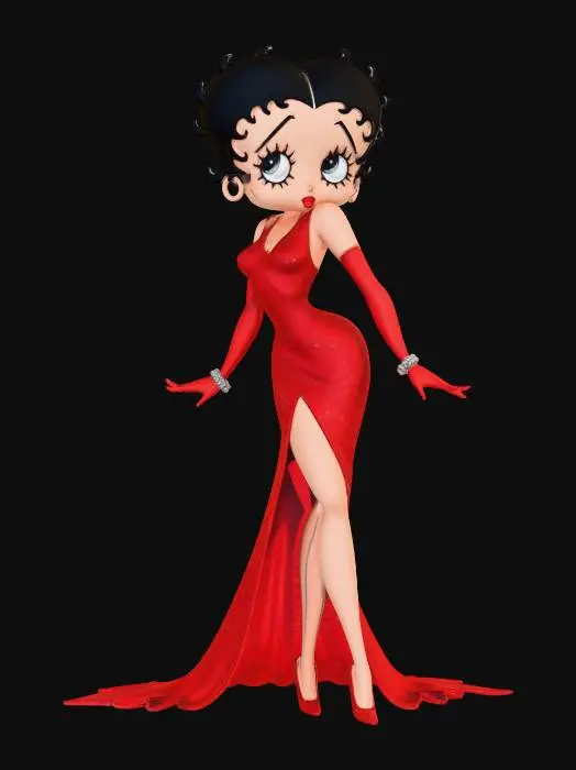 3D model for Cartoon Diva