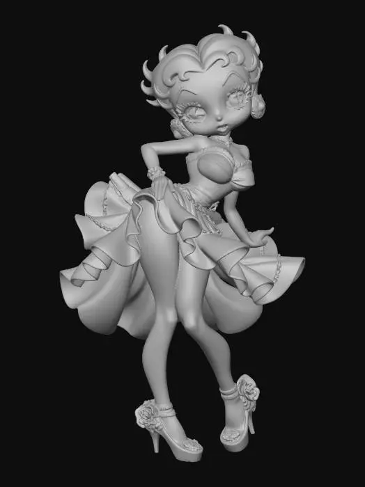 3D model for Glamorous Diva in Red