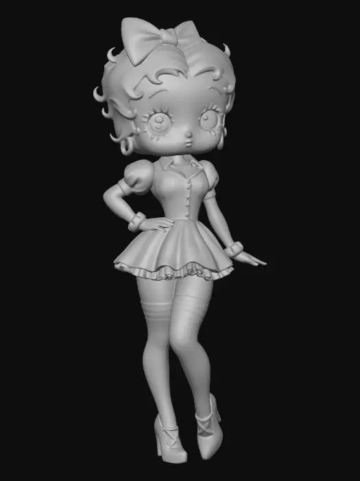 3D model for Purple Plaid Glam Doll