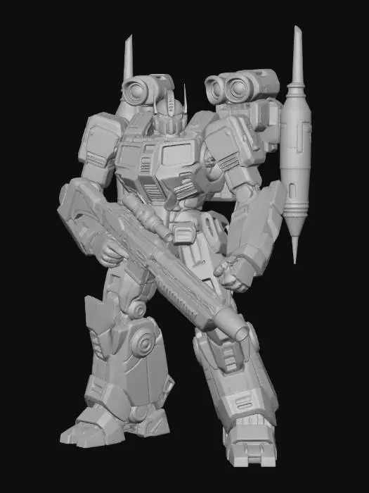 3D model for Modded Optimus Prime