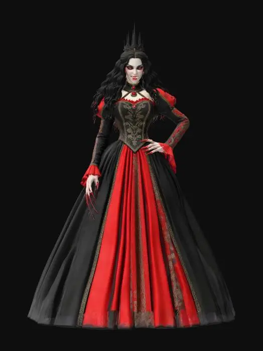 3D model for Crimson Queen of the Night