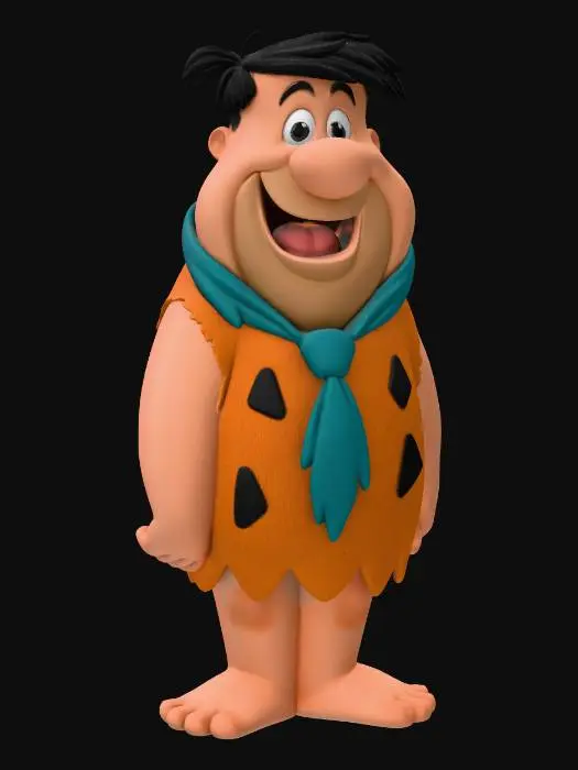 3D model for Fred Flintstone