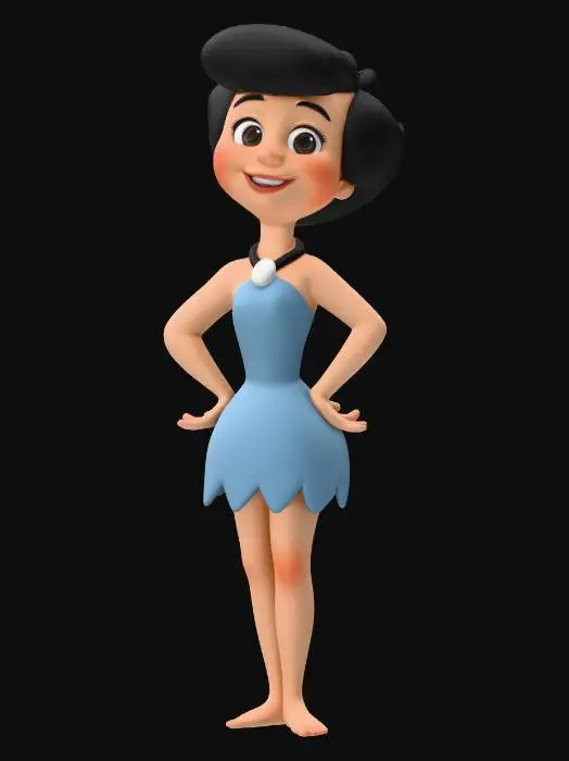 3D model for Betty Rubble
