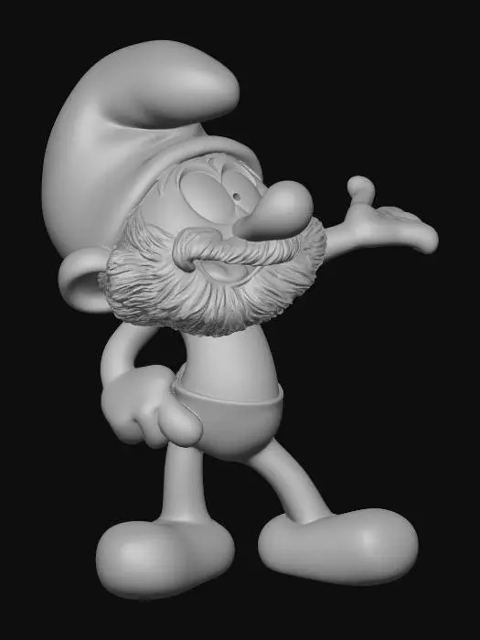 3D model for Papa Smurf