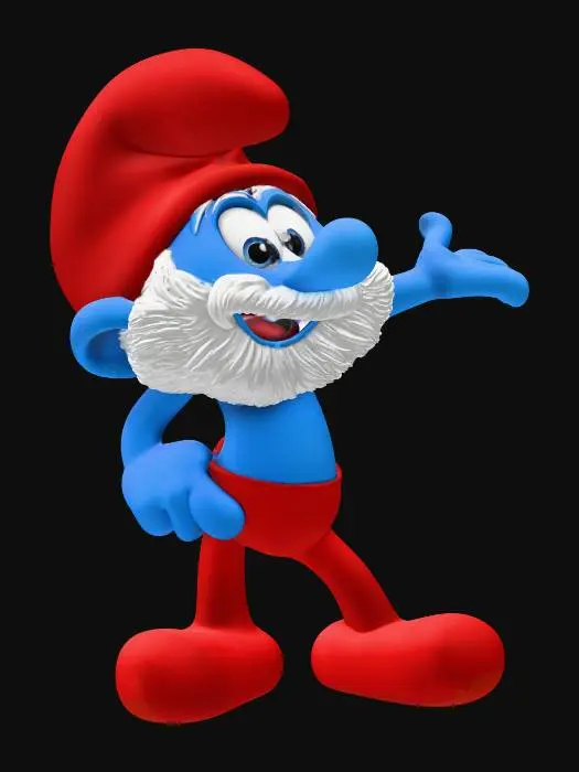 3D model for Papa Smurf