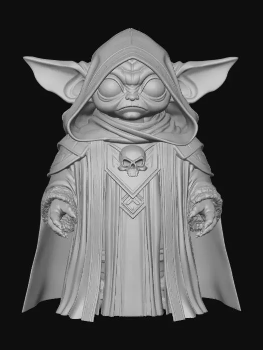 3D model for Grogu Dark Side