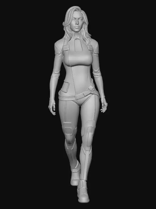 3D model for Miranda Honeycomb Armor Suit