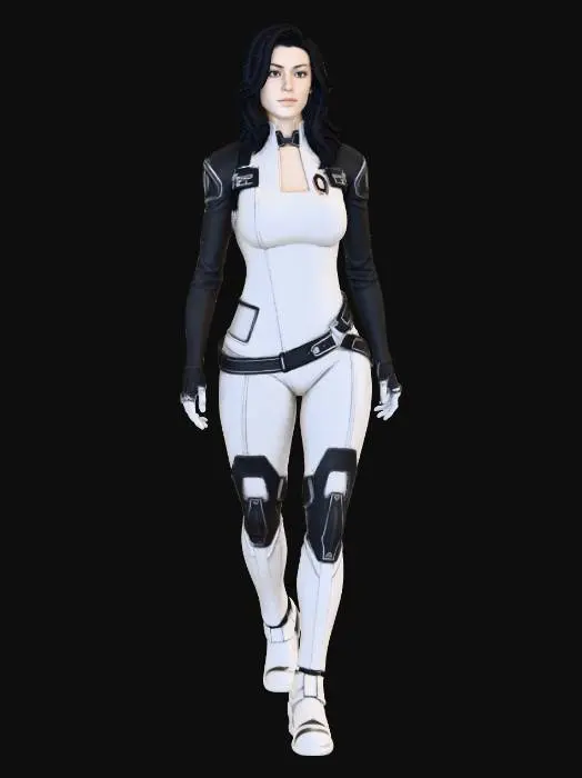 3D model for Miranda Honeycomb Armor Suit