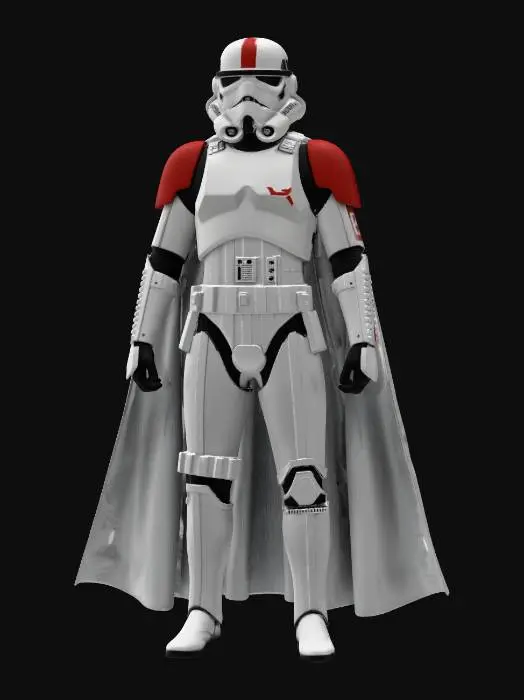 3D model for Crimson Striped Stormtrooper