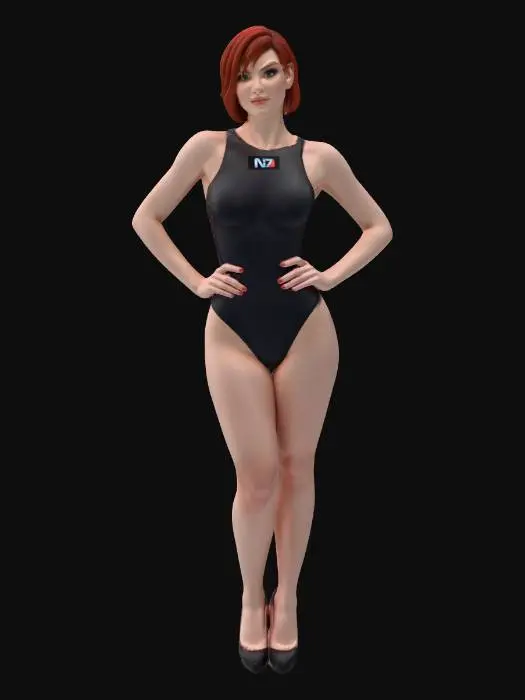 3D model for N7 Commander