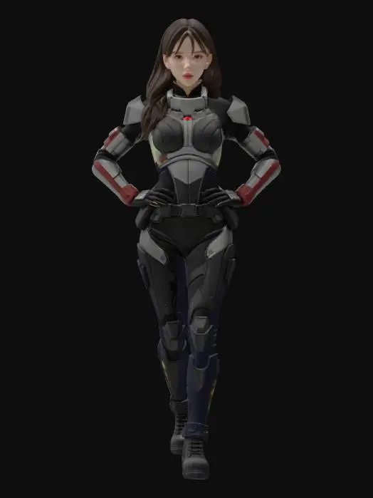 3D model for Asian Femshep N7