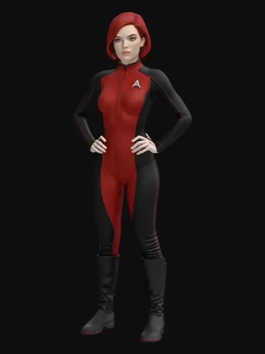 3D model for Commander Jane Shepard