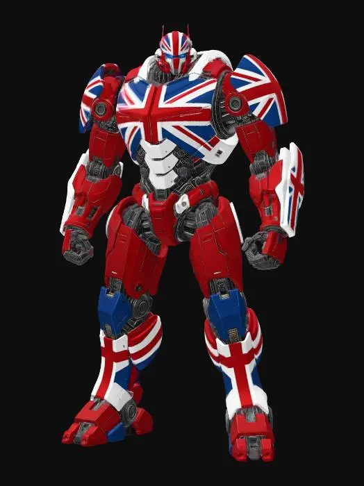 3D model for UK Union Jack Jaeger