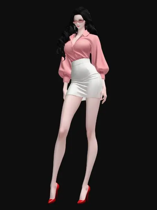 3D model for Rosy Allure