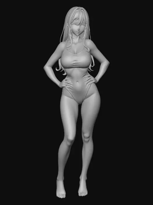 3D model for Purple Siren by the Sea