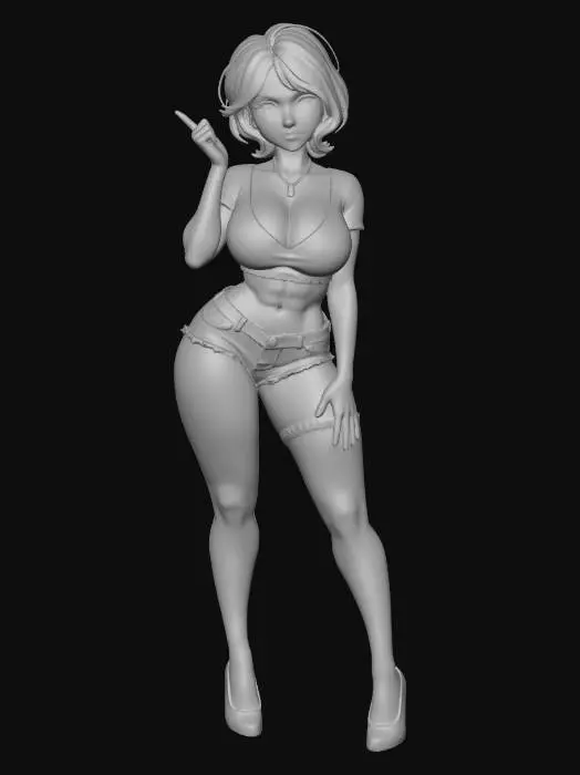 3D model for Aunt Cass Emerald Gaze
