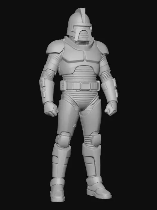 3D model for Golden Cylon Commander