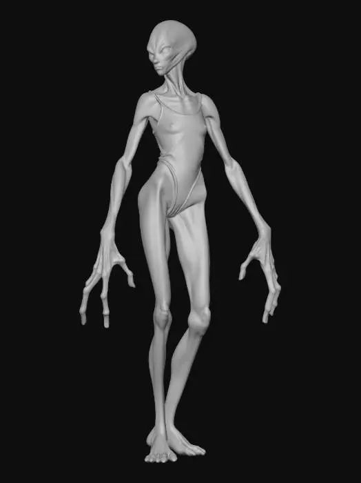 3D model for Verdant Alien Visitor