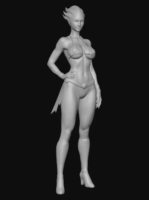 3D model for Asari_Azure_Siren_0308193348