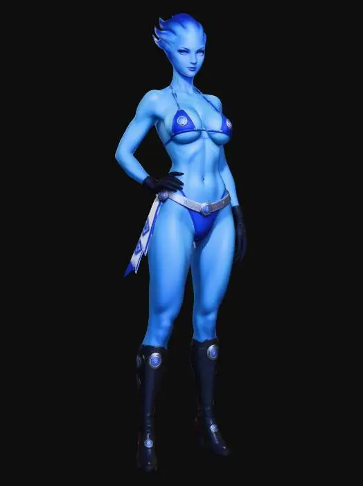 3D model for Asari_Azure_Siren_0308193348