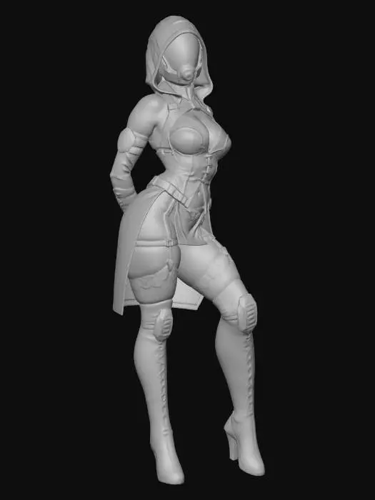 3D model for Violet Qaurian