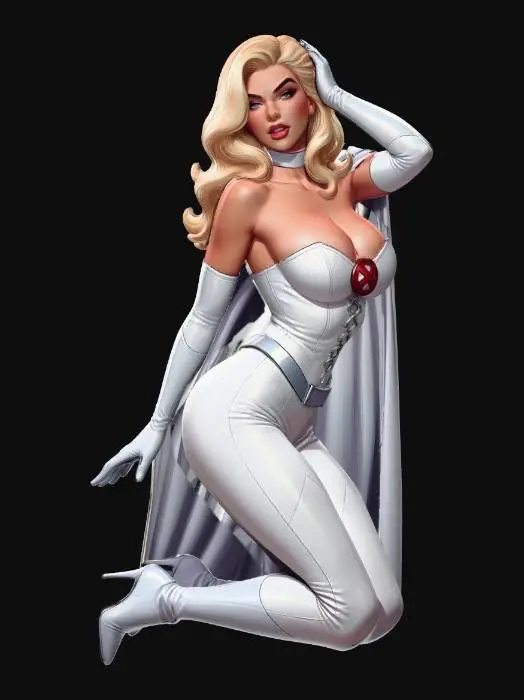 3D model for Emma Frost Diamond Beauty