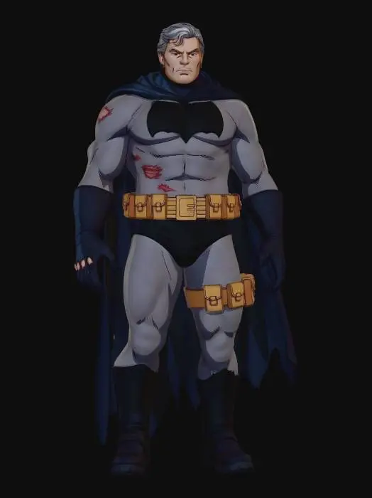 3D model for Bruce Wayne is Batman The Dark Knight