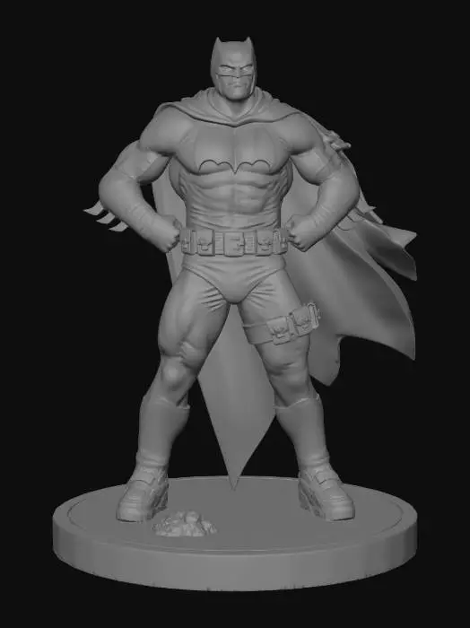3D model for Battle-Worn Batman The Dark Knight